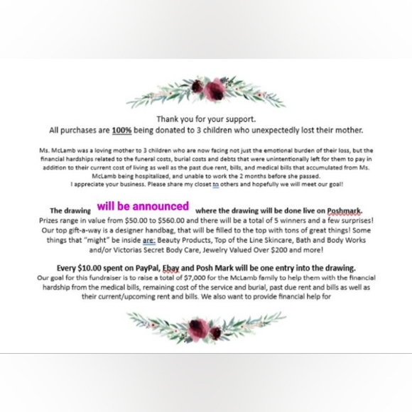 Like to be notified of my live, as well as the raffle! - Picture 12 of 16